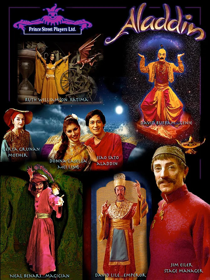 Prince Street Players Aladdin poster