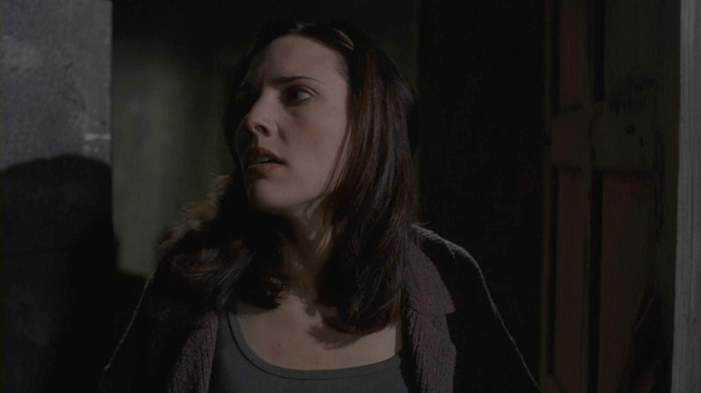 Kris looking around the house