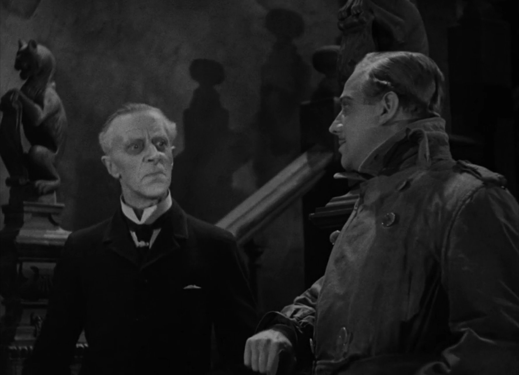 Ernest Thesiger looking very put off