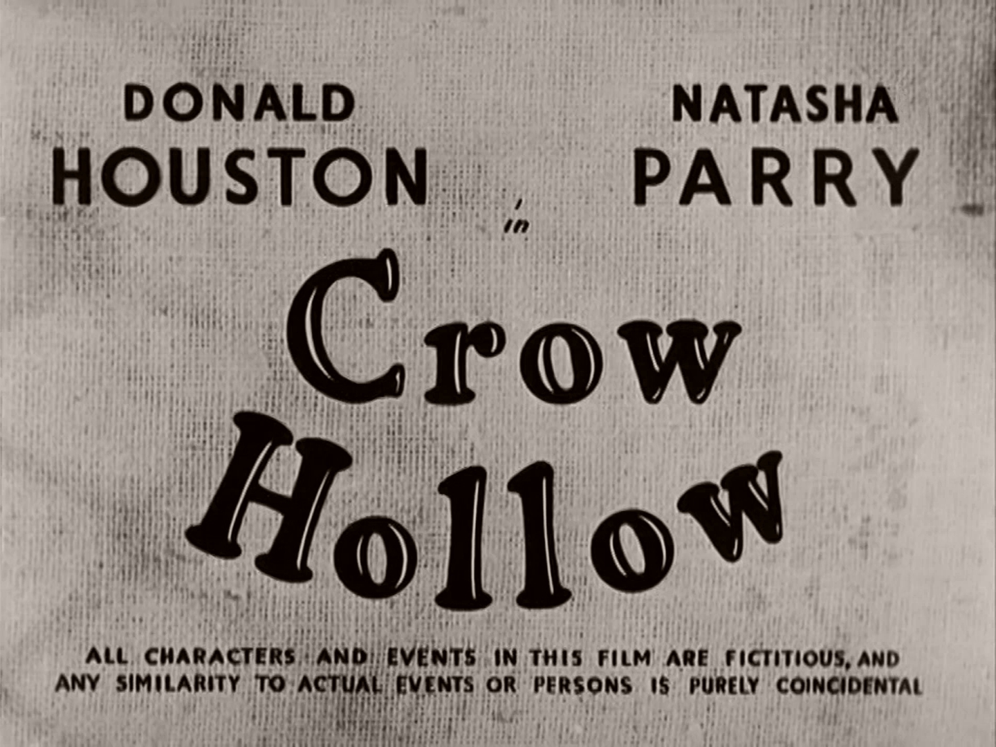 Crow Hollow Title Card