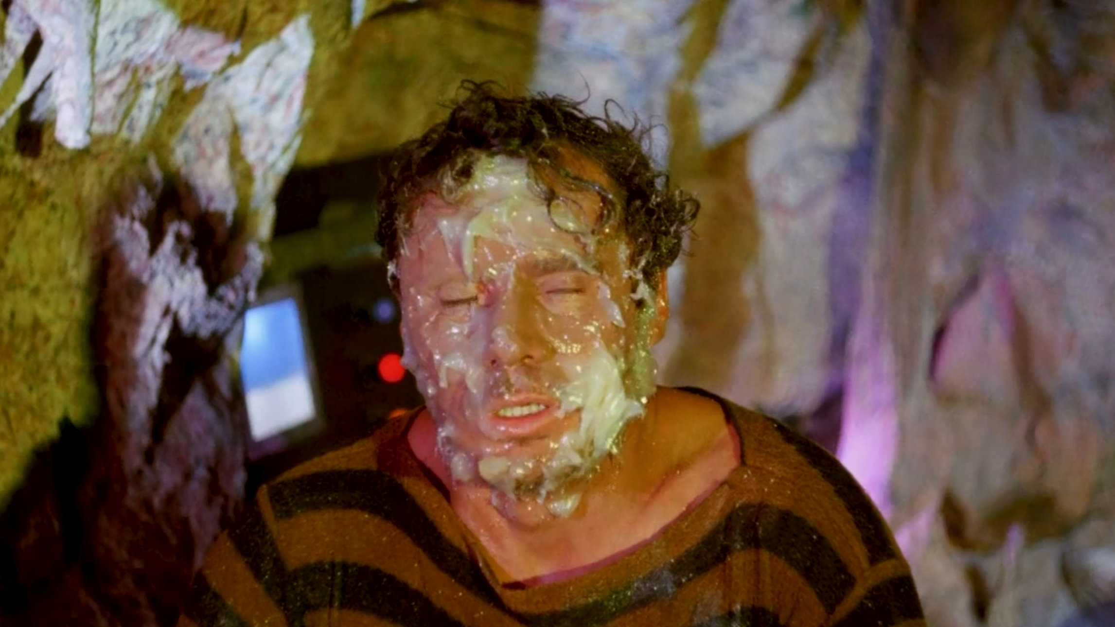 The bad guy during his transformation