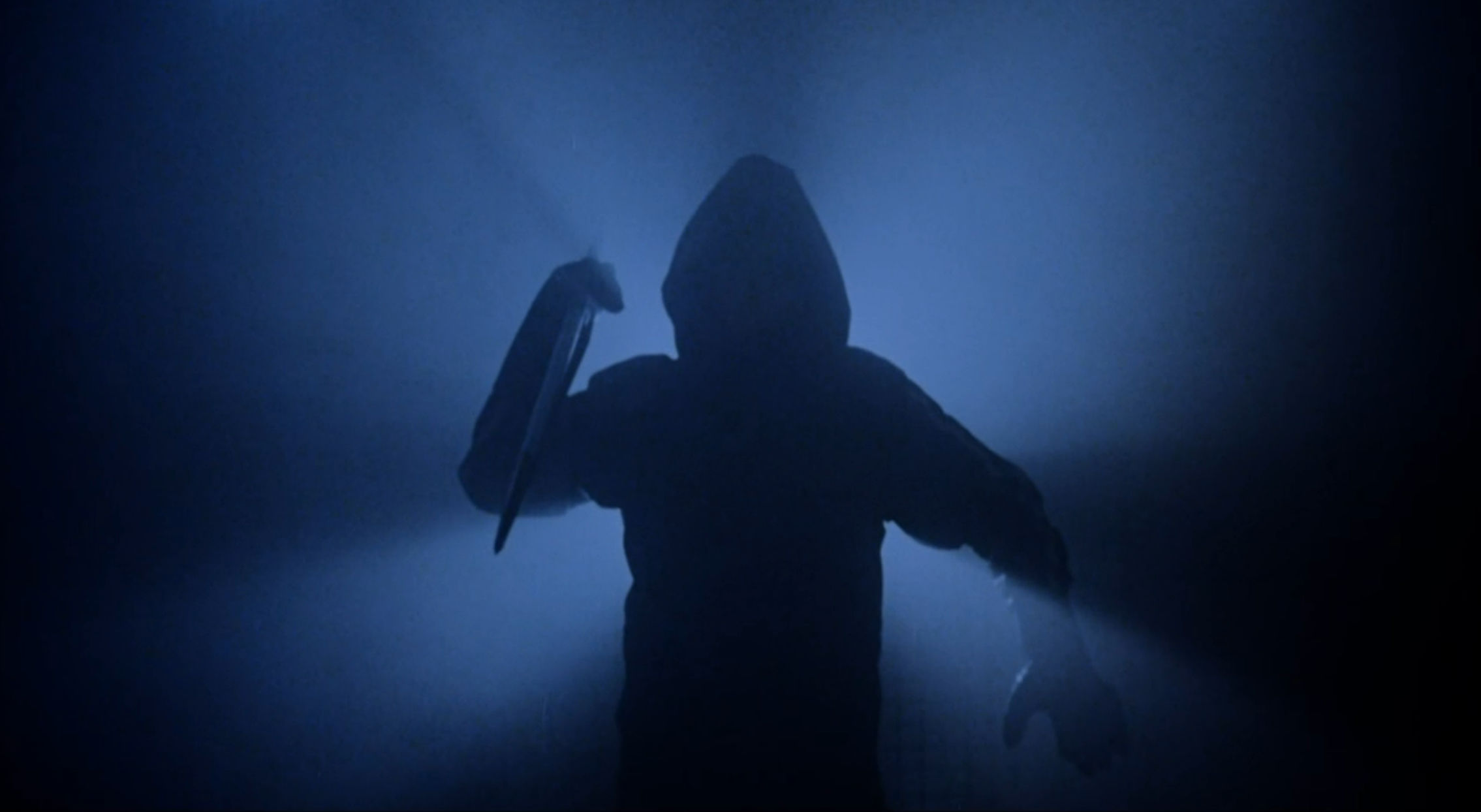 The killer in silhouette 