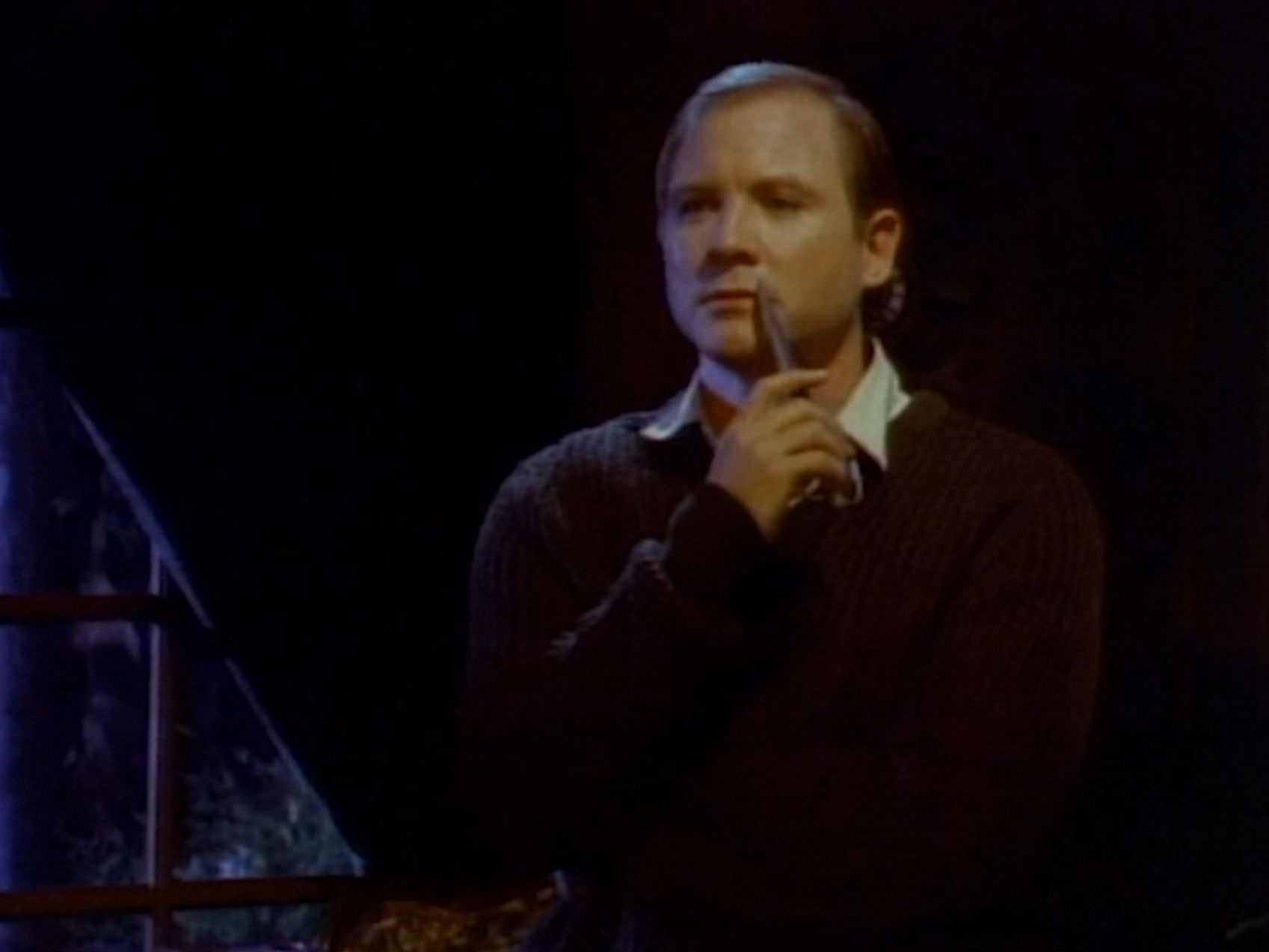 Mark looking pensive