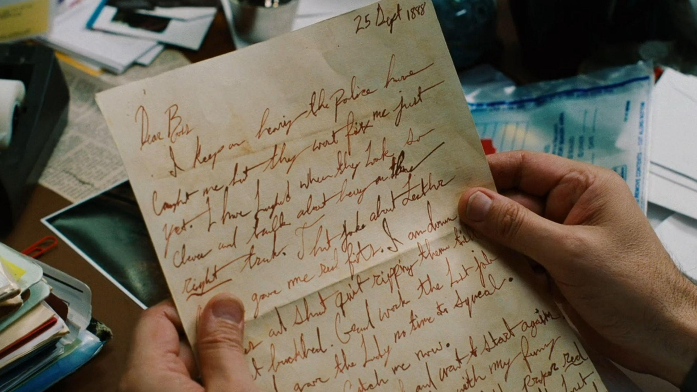 A recreated Ripper letter