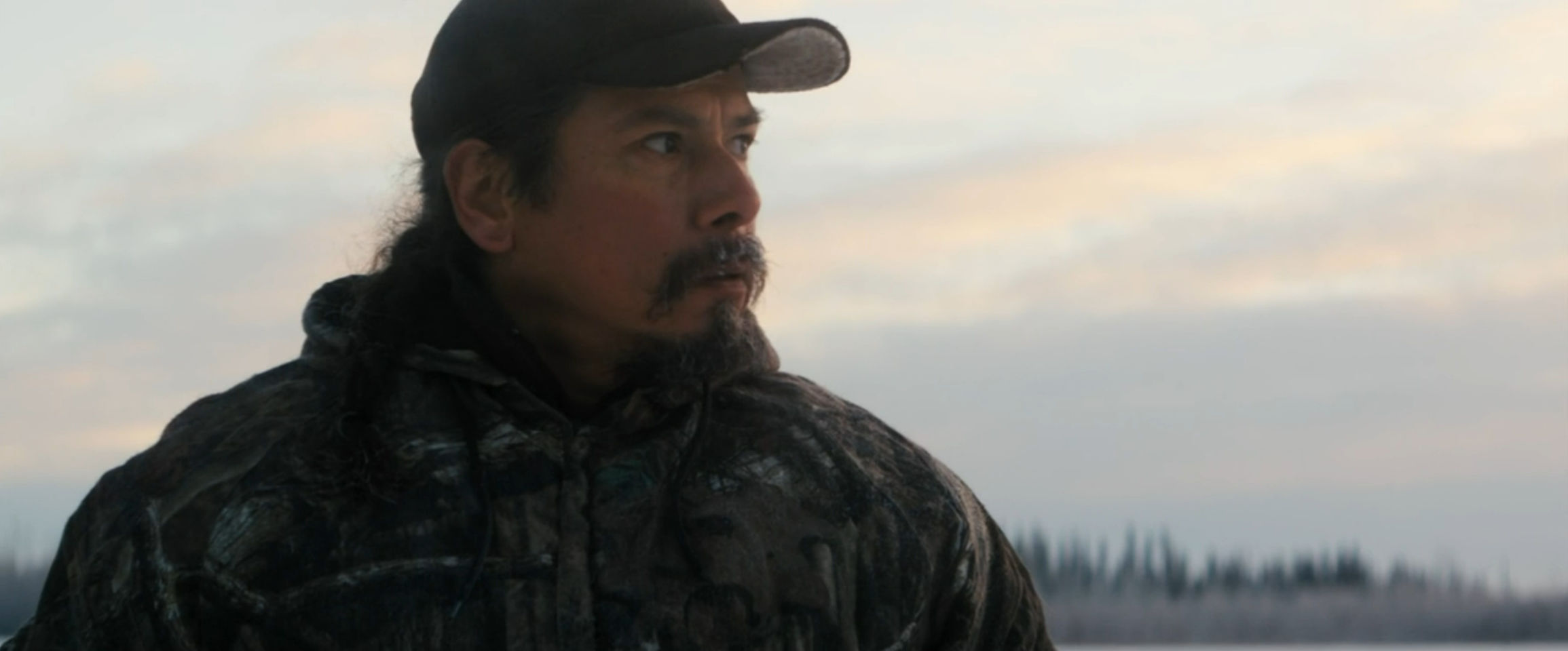 Nate looking off into the distance