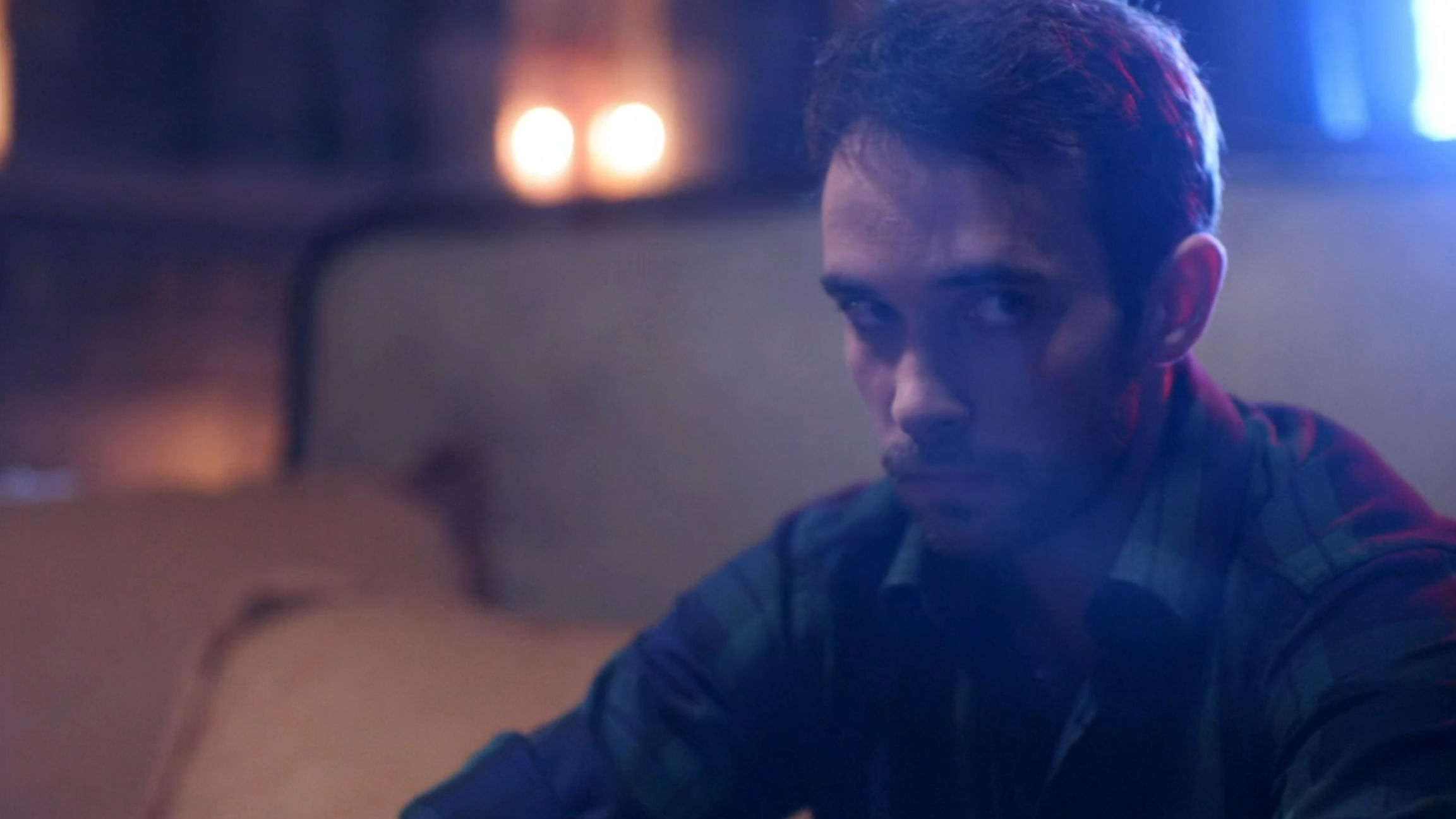 John looking irritated with life