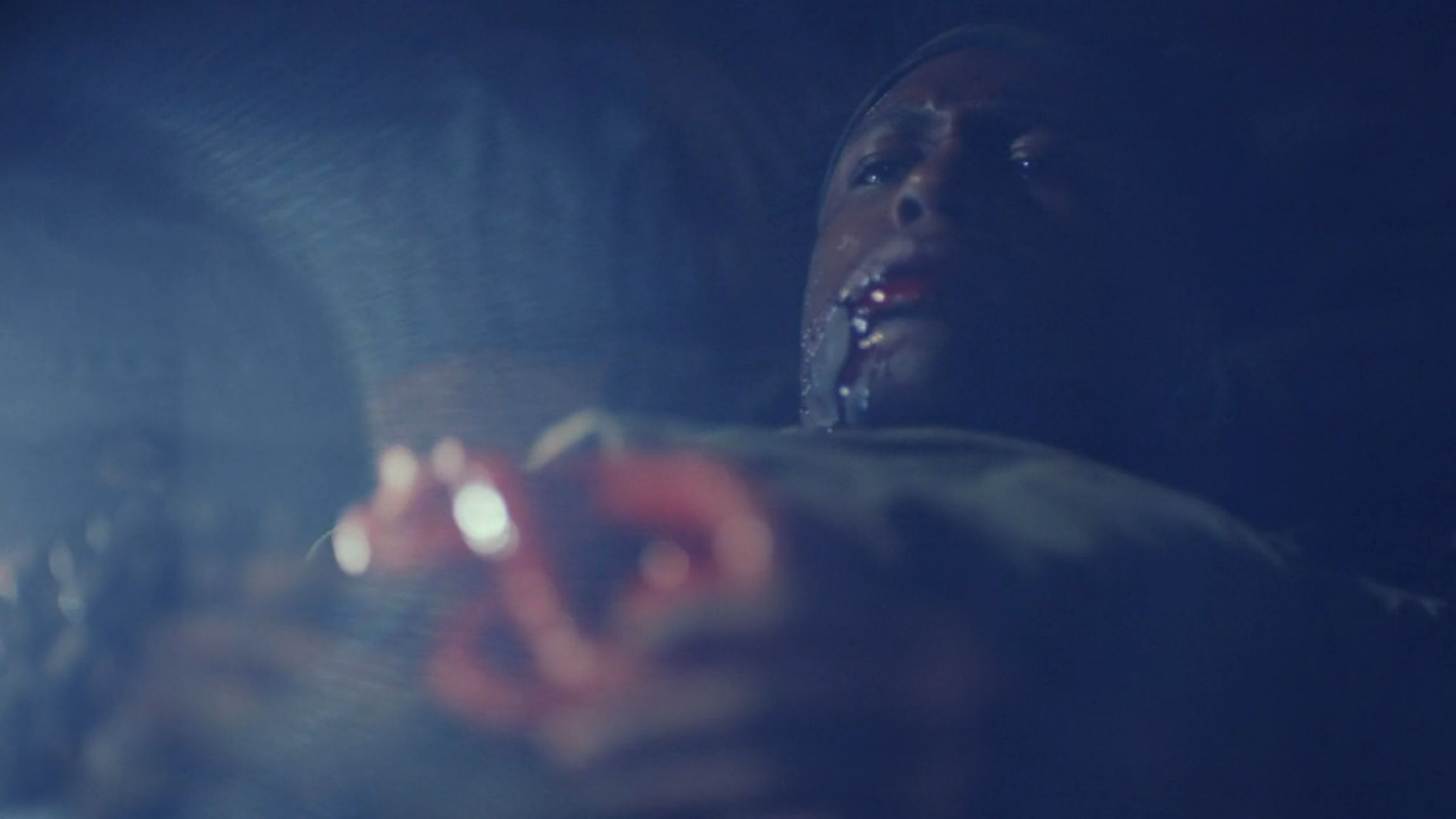 A dude not having a good time