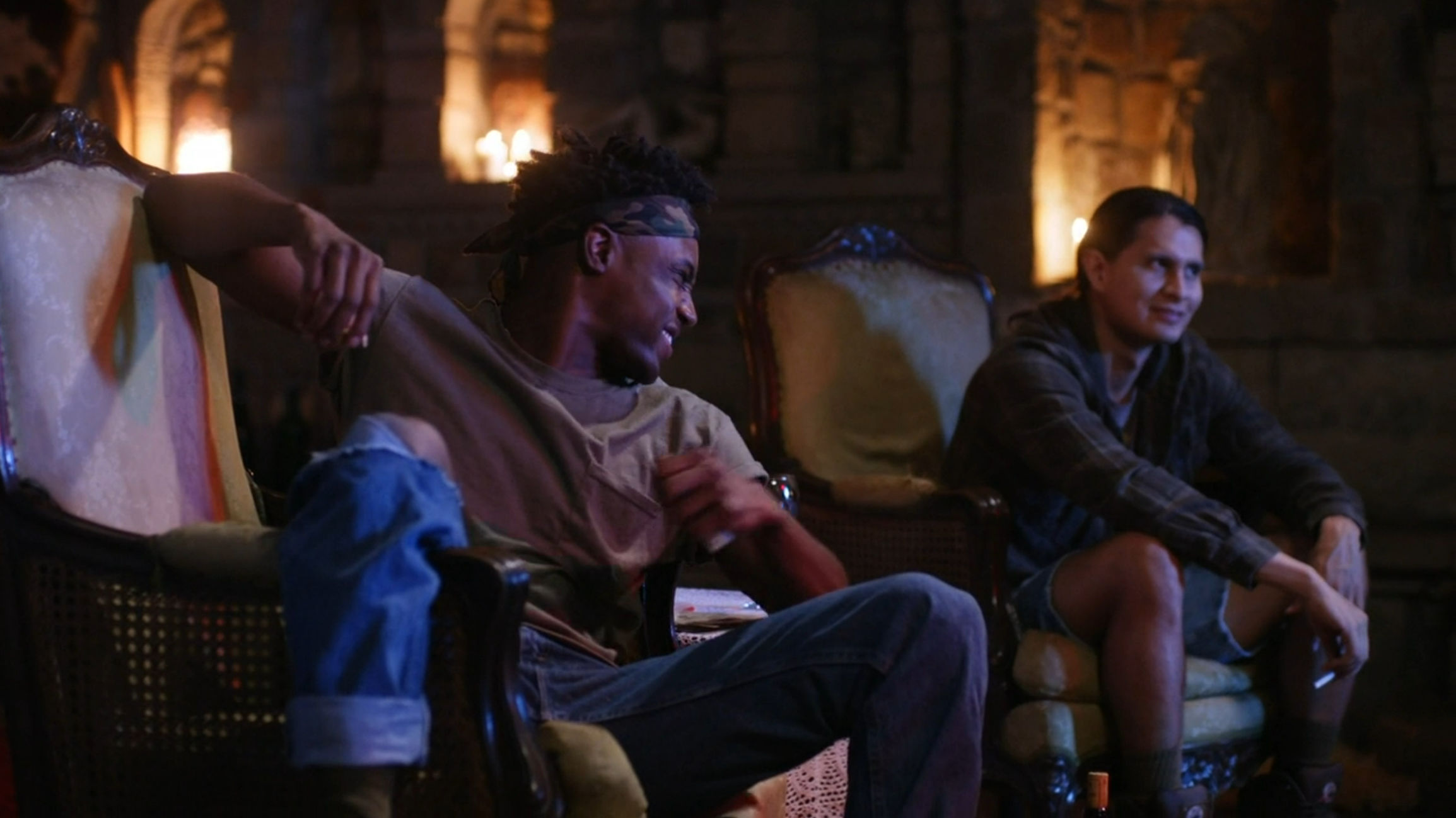 The two useless characters whose names I don't remember