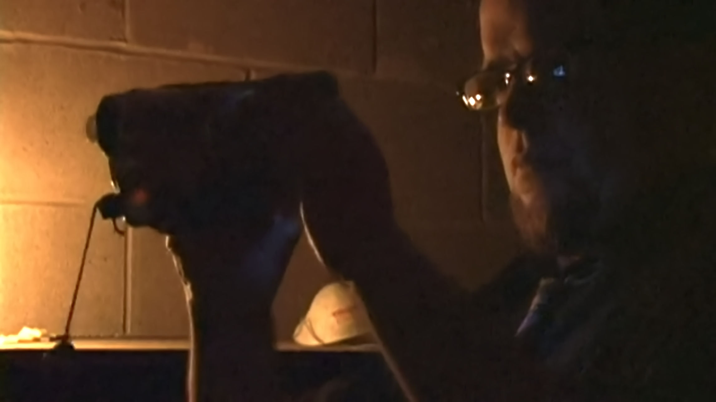 Ben setting up the camera