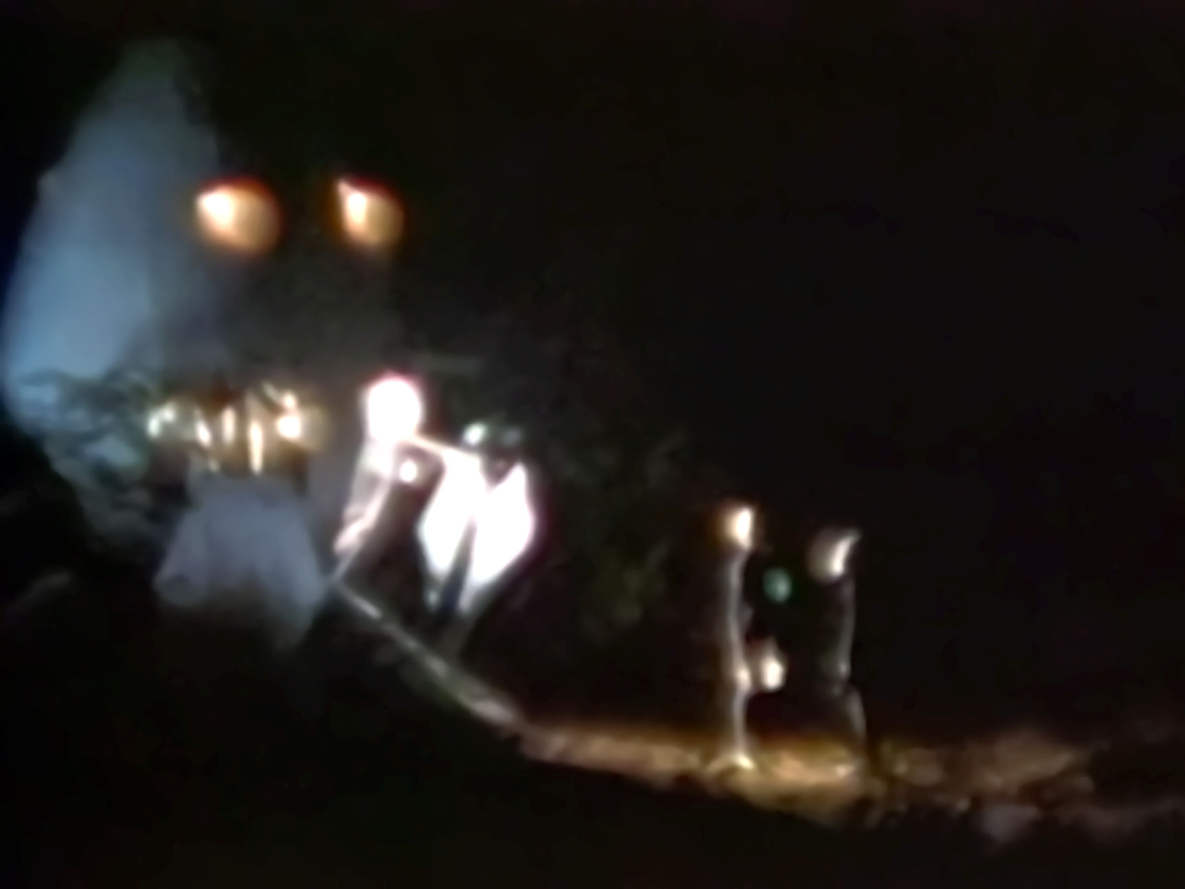 The aliens and their ship