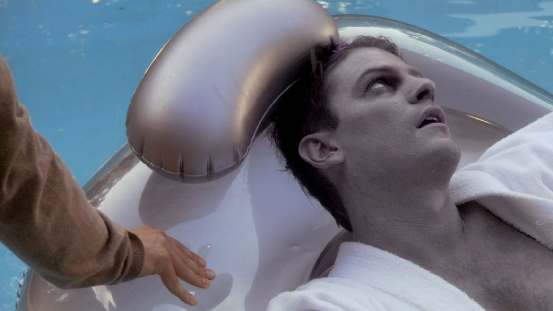 One of the victims being found