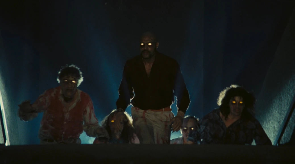 The demons ascending the stairs