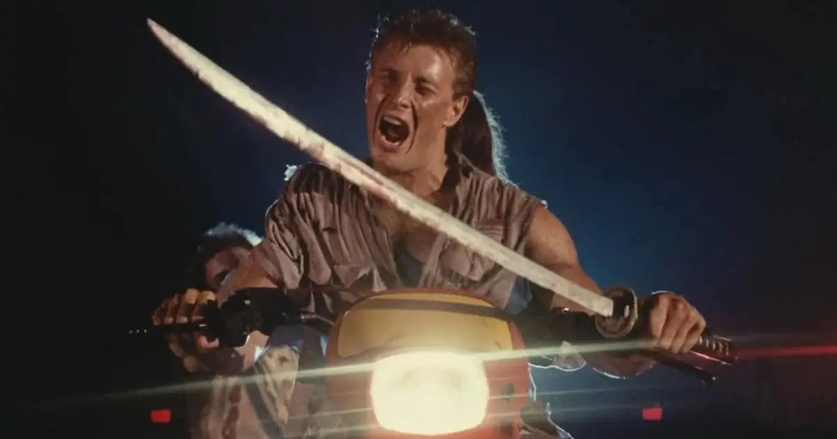 The protagonist has gone into full Rambo Mode