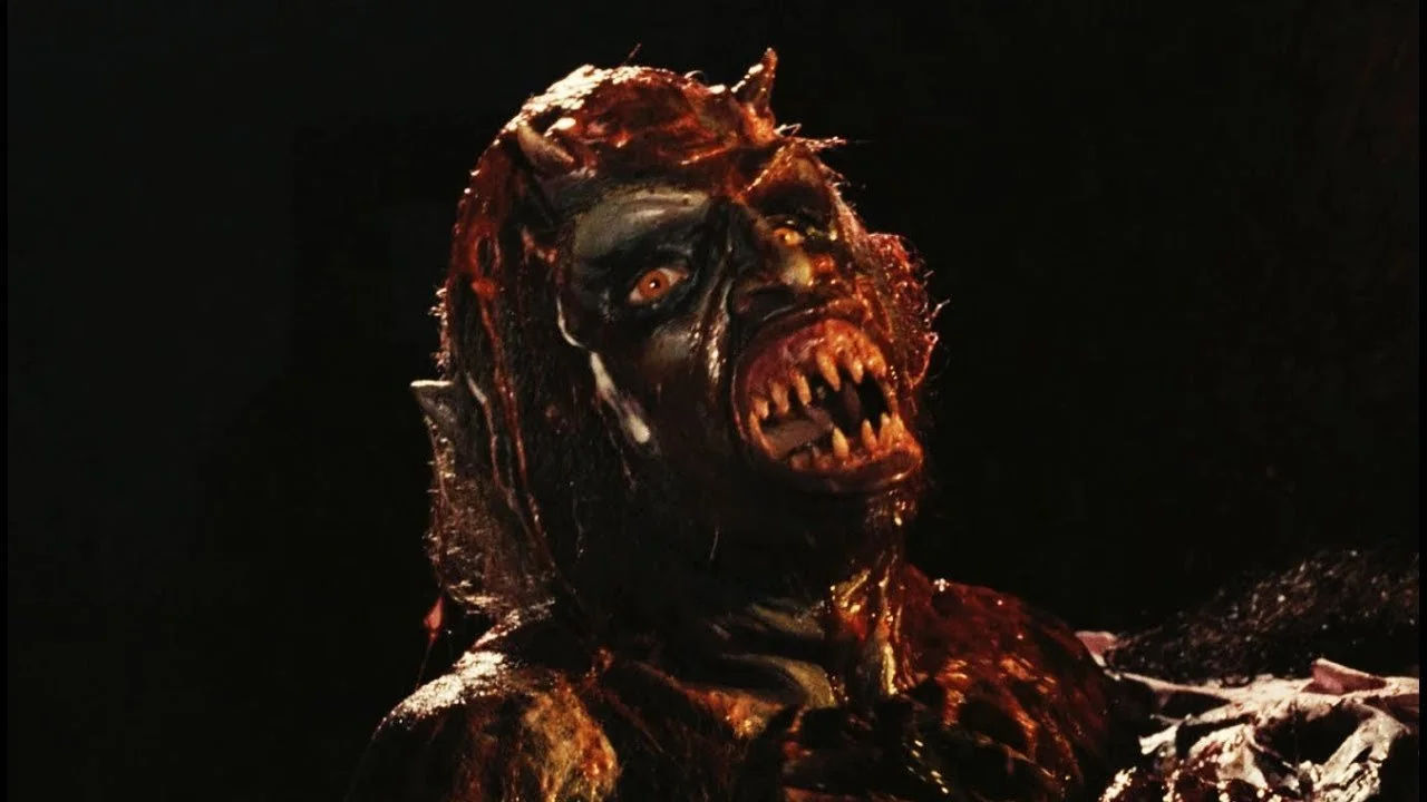 After 30 minutes the demon emerges from its cocoon looking very hungry