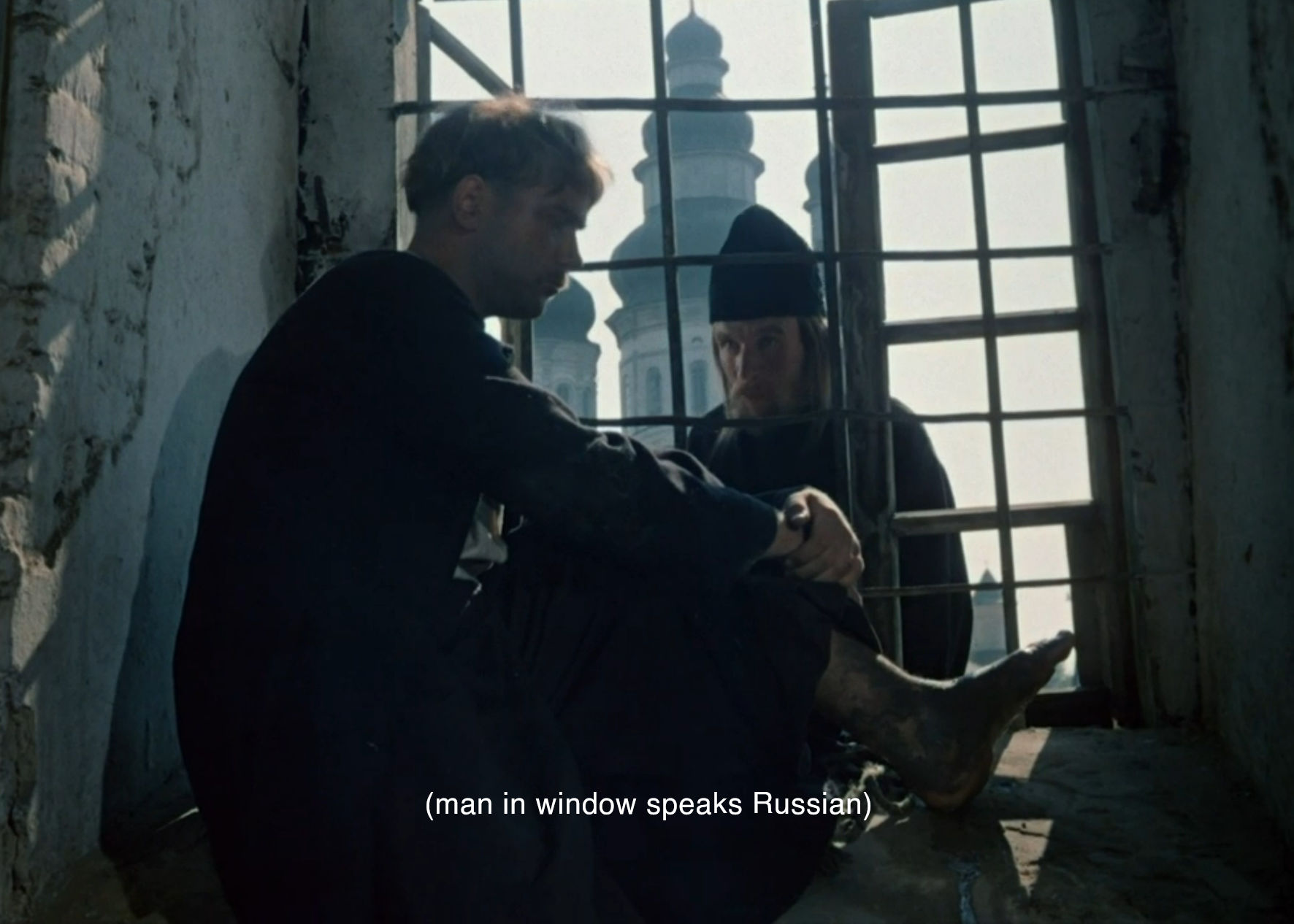 Khoma talking to someone about something