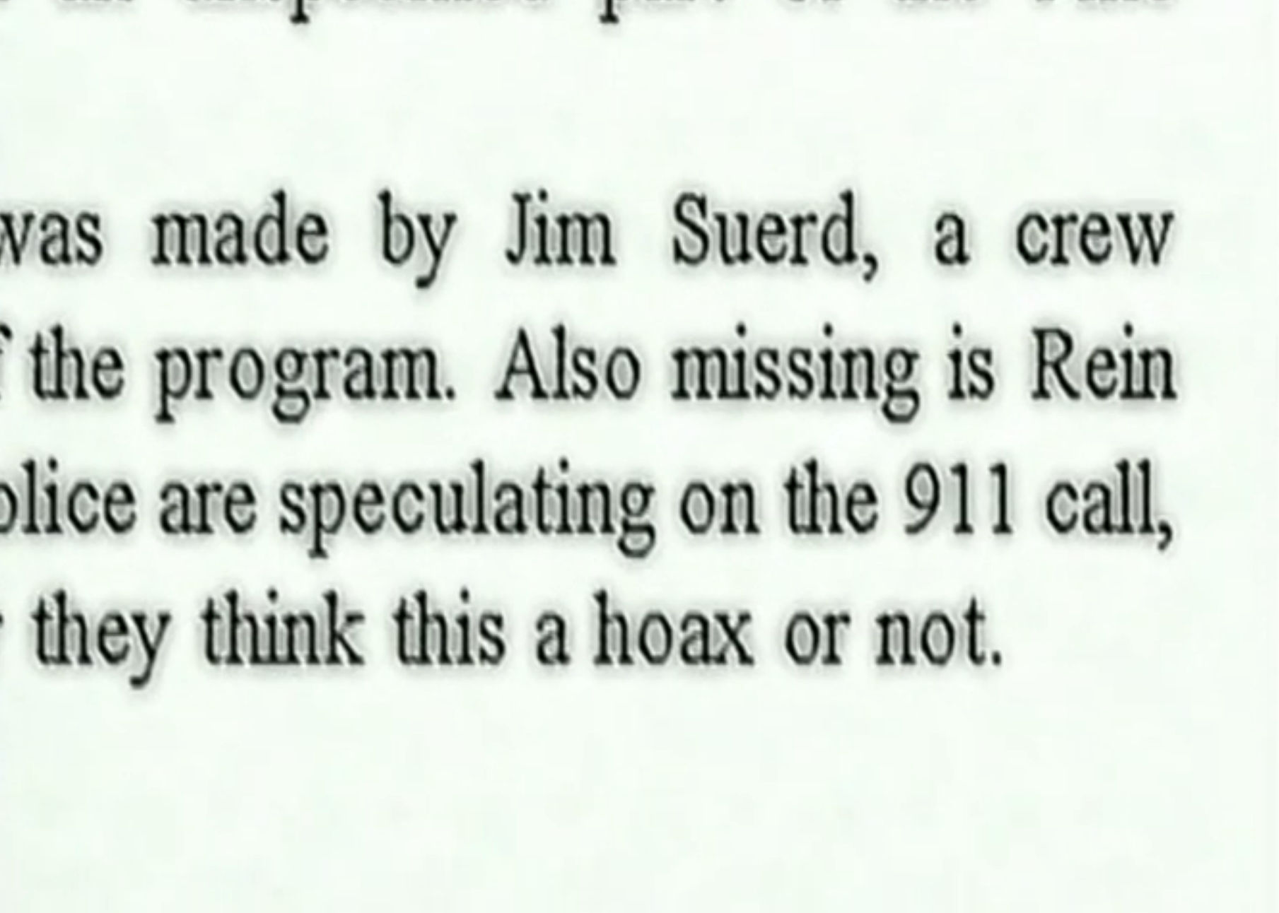 A highlight in a newspaper article talking about Jim