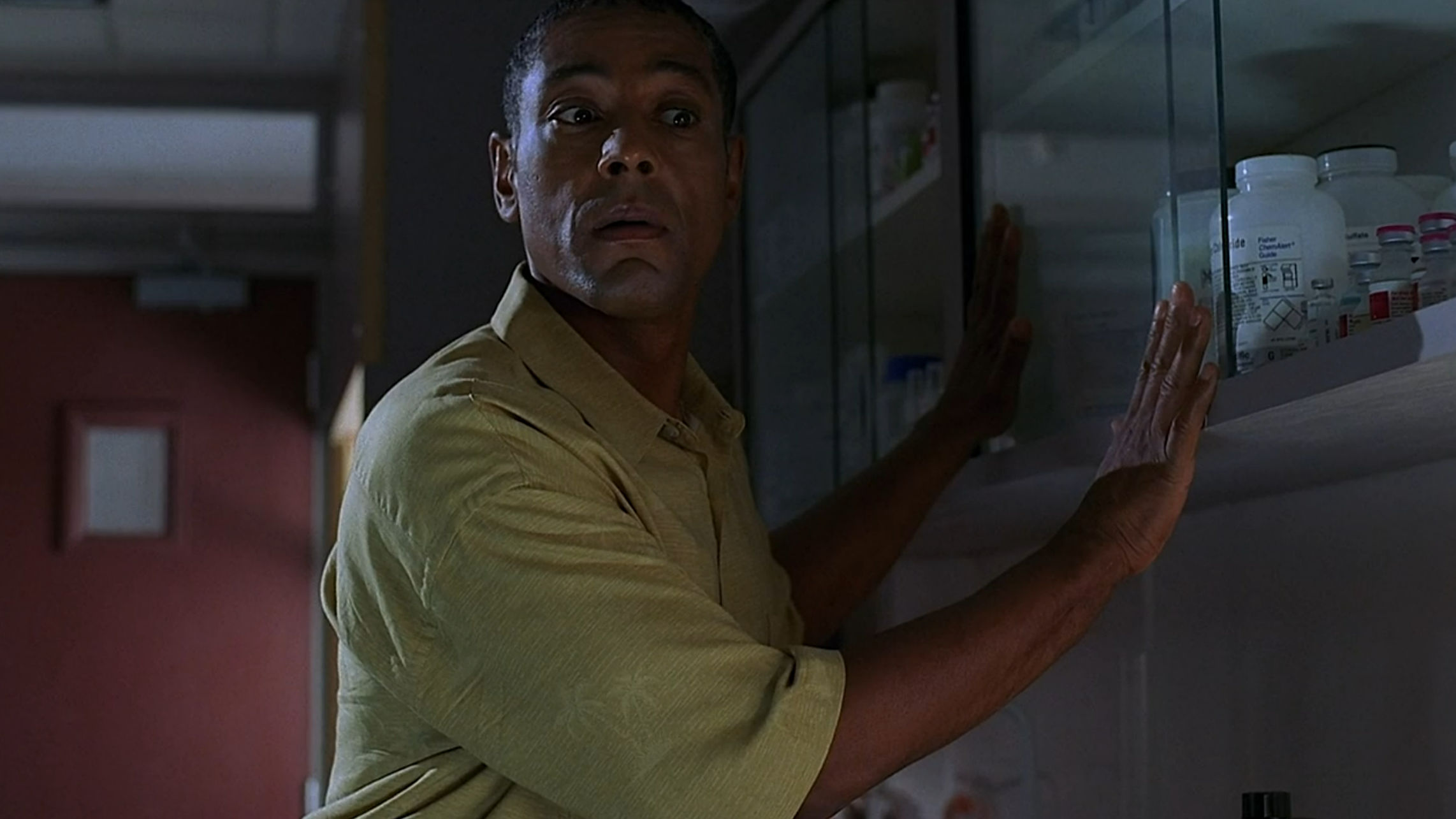 Giancarlo Esposito looking surprised