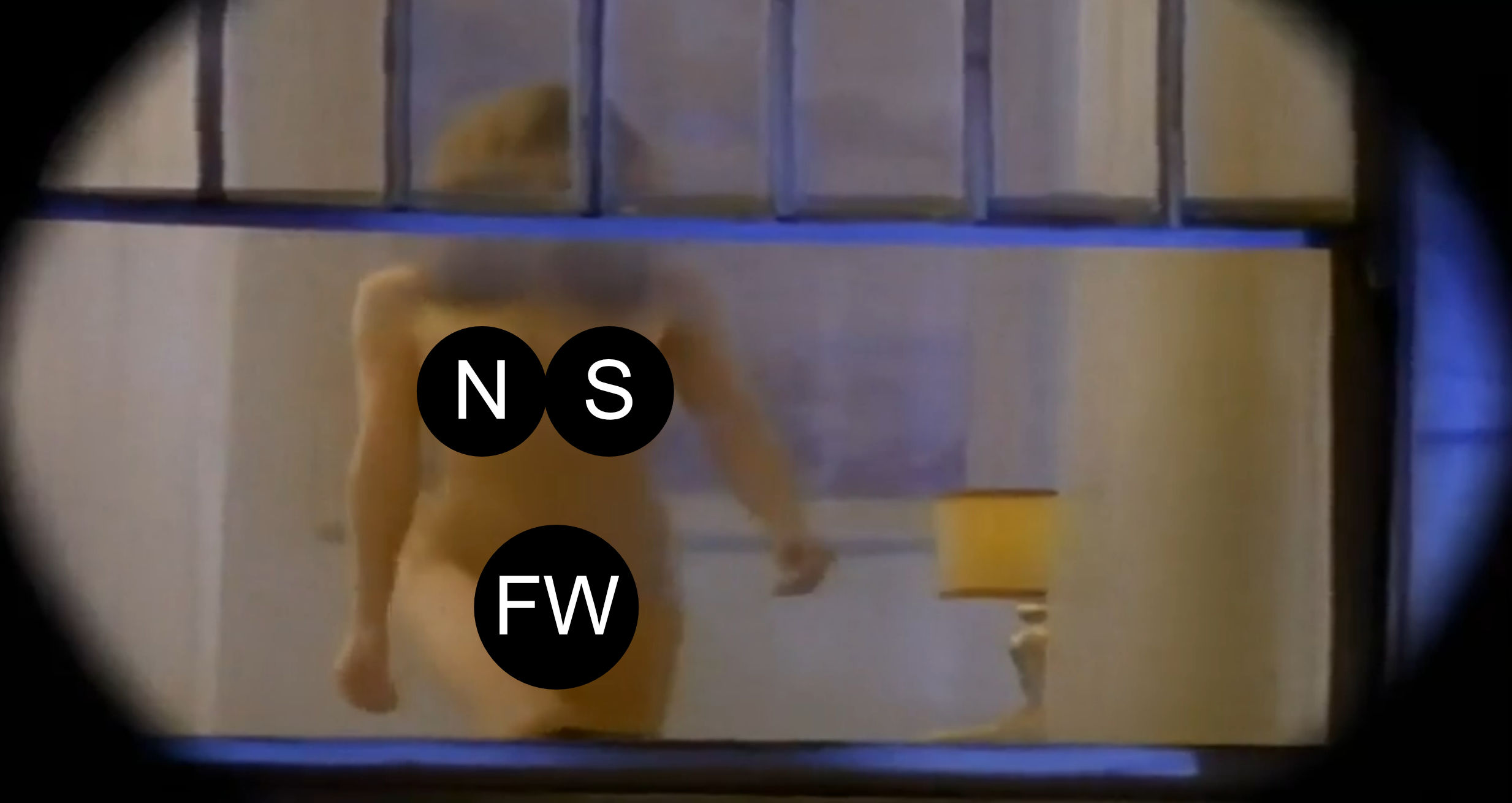 The poor gal Garner is spying on