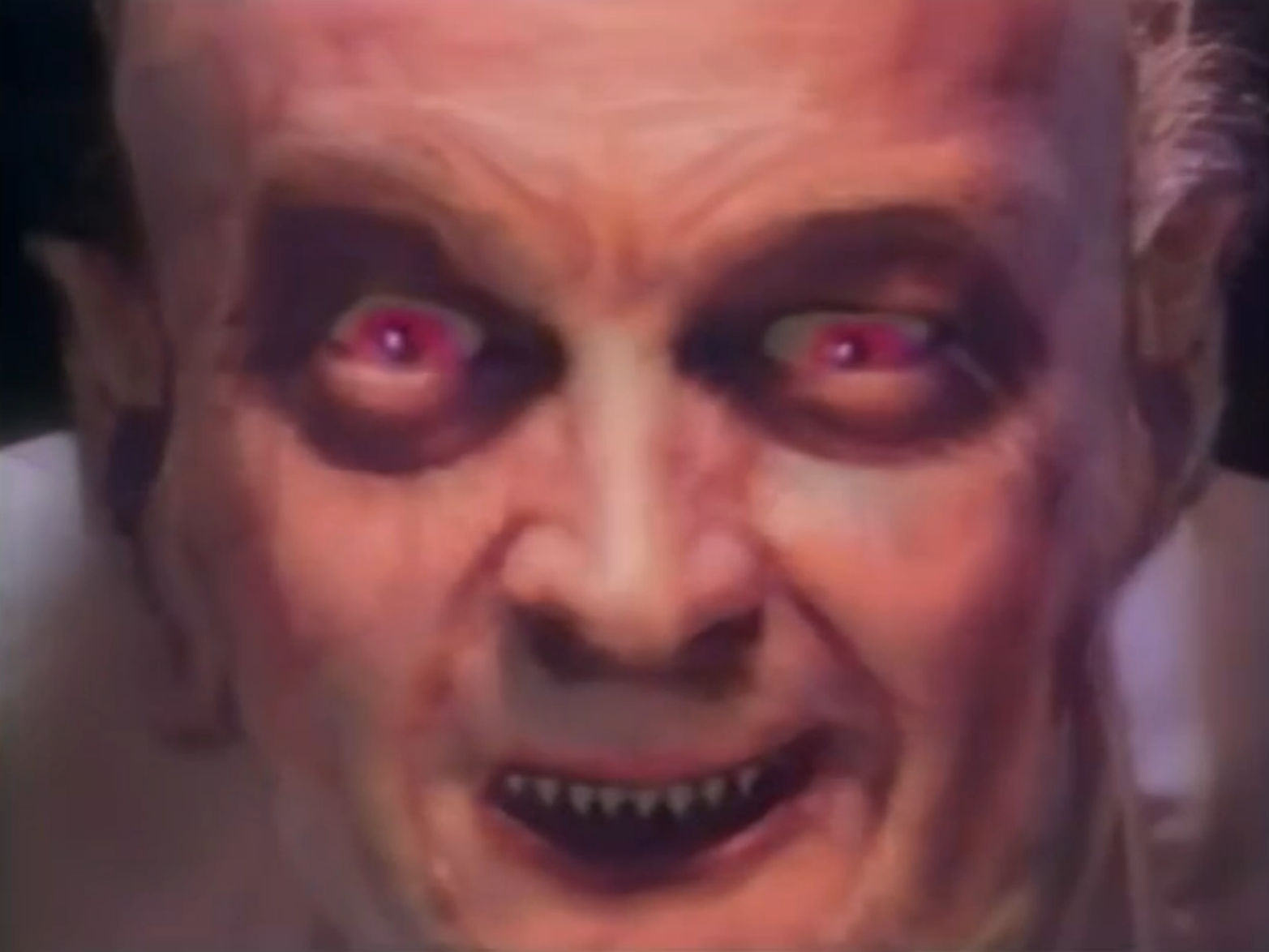 Creepy Demon Face