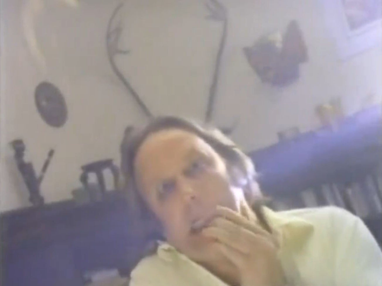 The idiot plumber losing his mind