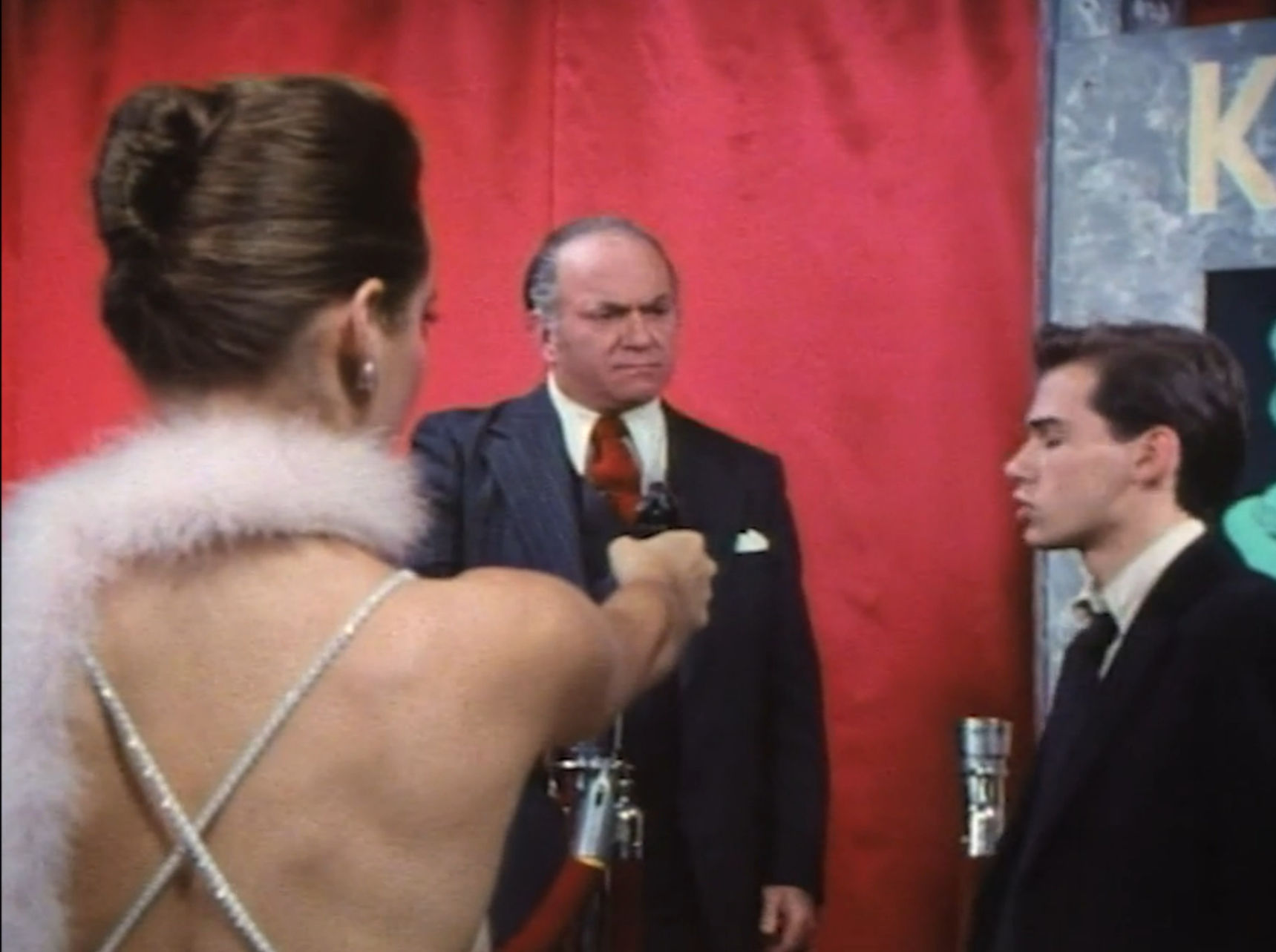 Donna and Paul hold up the head of Romanceco