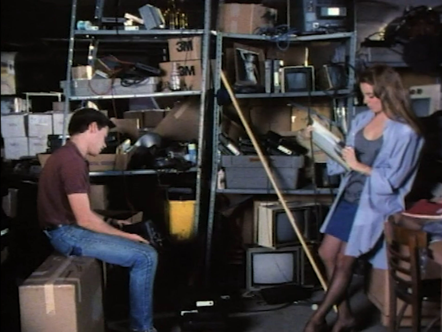 Paul and Donna take inventory