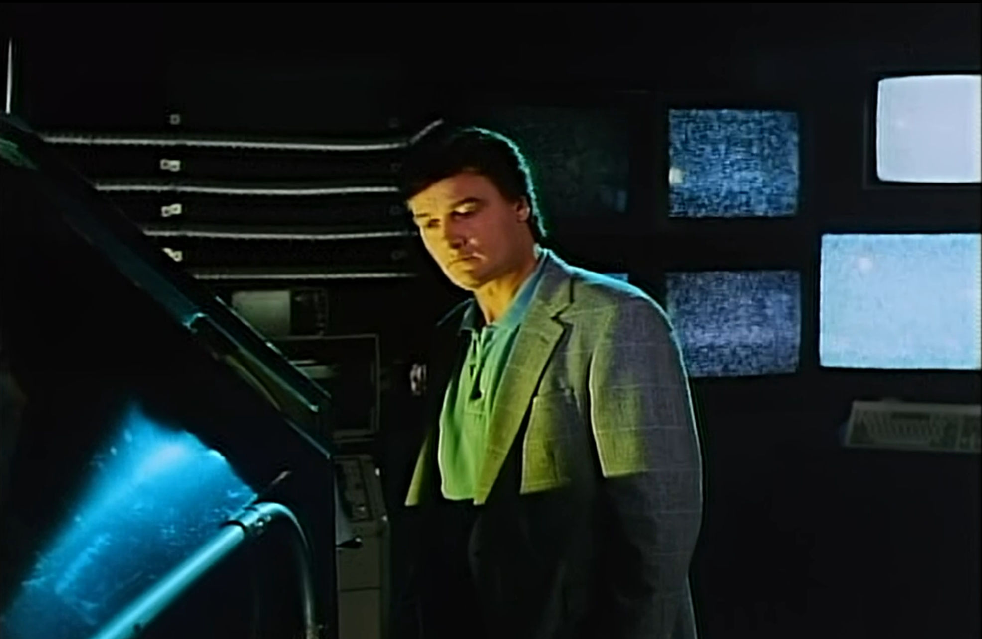 The Detective looking puzzled