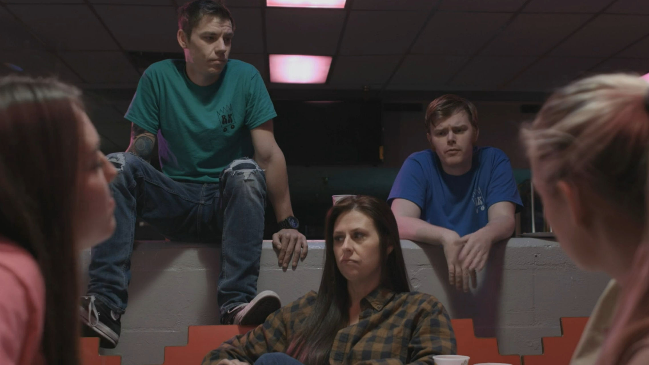 The staff just sittin' around